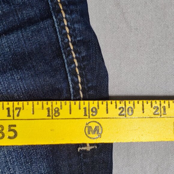 Silver Jeans Suki Capri women's size 29 ink blue straight leg - Picture 12 of 15